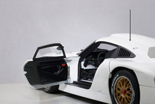 Indlæs billede til gallerivisning PORSCHE 911 GT1 1997 SENZA DECORAZIONE BIANCO 1:18