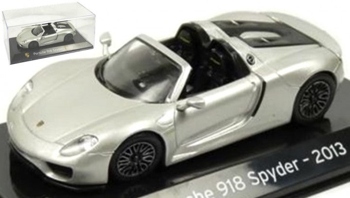 2013 Porsche 918 Spyder Silver 1:43