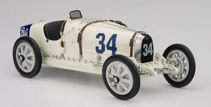 BUGATTI T35 N 34 NATION COULOR PROJECT USA 1924 WHITE