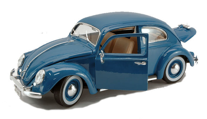 VW KAFER BEETLE 1955 BLUE 1:18