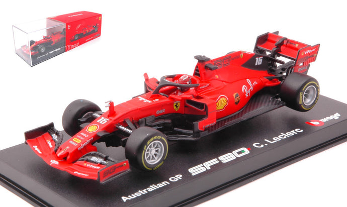 FERRARI SF90 CHARLES LECLERC 2019 N.16 AUSTRALIAN GP SIGNATURE 1:43