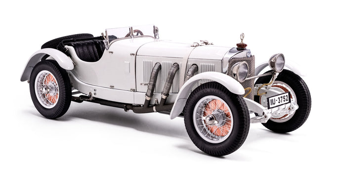 MERCEDES SSK 1930 WHITE 1:18