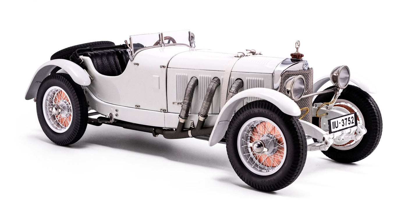 MERCEDES SSK 1930 WHITE 1:18