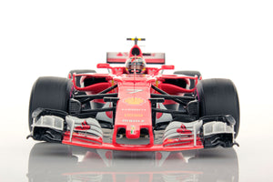FERRARI F1  SF70H N 7 4th AUSTRALIAN GP 2017 KIMI RAIKKONEN - CON VETRINA  - WITH SHOWCASE RED