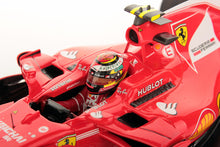 Indlæs billede til gallerivisning FERRARI F1  SF70H N 7 4th AUSTRALIAN GP 2017 KIMI RAIKKONEN - CON VETRINA  - WITH SHOWCASE RED