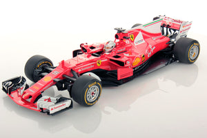 FERRARI SF70H S.VETTEL 2017 N.5 WINNER AUSTRALIAN GP C/VETRINA 1:18
