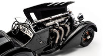 Indlæs billede til gallerivisning MERCEDES BENZ SSK TROSSI SPIDER OPEN 1932 - THE BLACK PRINCE BLACK