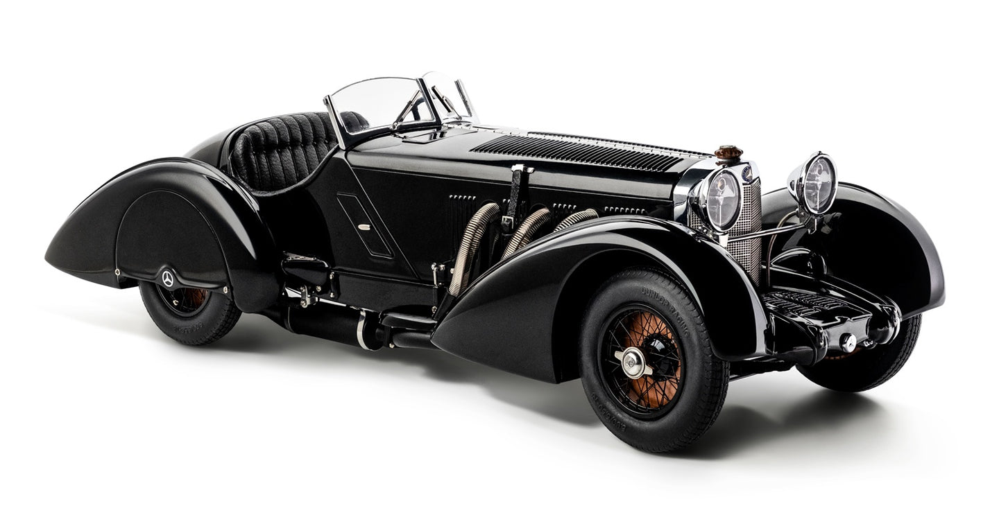 MERCEDES BENZ SSK TROSSI SPIDER OPEN 1932 - THE BLACK PRINCE BLACK