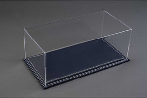 1:43 Maranello Deluxe Display Case with Leather Dark Blue Base