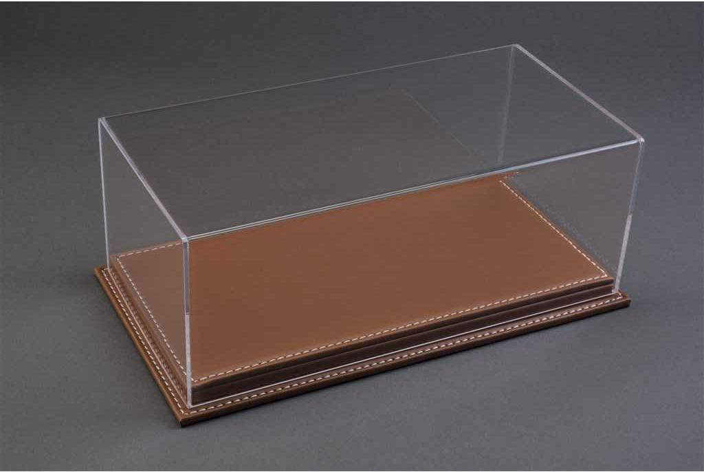 1:43 Mulhouse Deluxe Display Case with Leather Brown Base