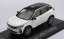 Indlæs billede til gallerivisning PEUGEOT - 1/43 - 3008 GT HYBRID 2020 - PEARL WHITE