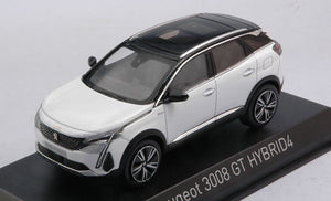 PEUGEOT - 1/43 - 3008 GT HYBRID 2020 - PEARL WHITE
