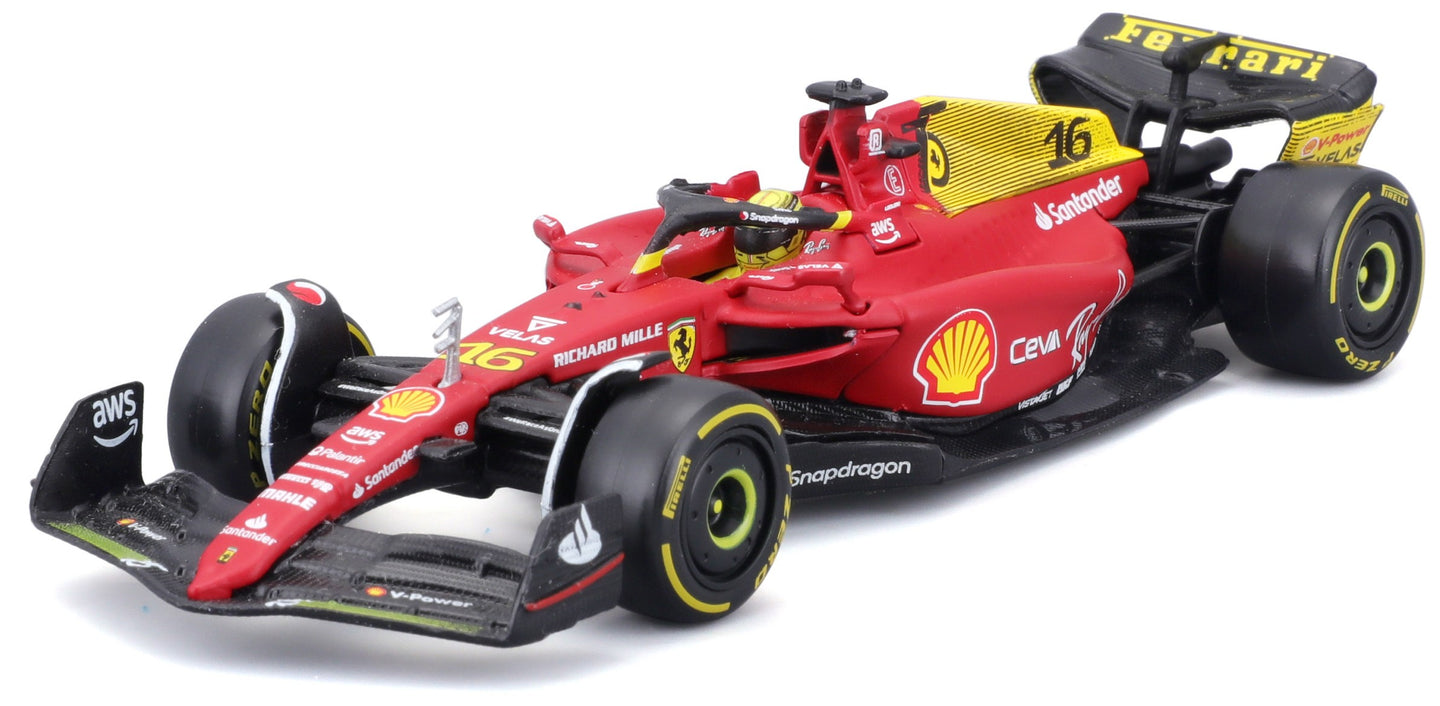 Ferrari F1-75 #16 CHARLES LECLERC 2022 WITH HELMET - Monza Livery 75th ANNIVERSARY VERSION Formel 1 1:43