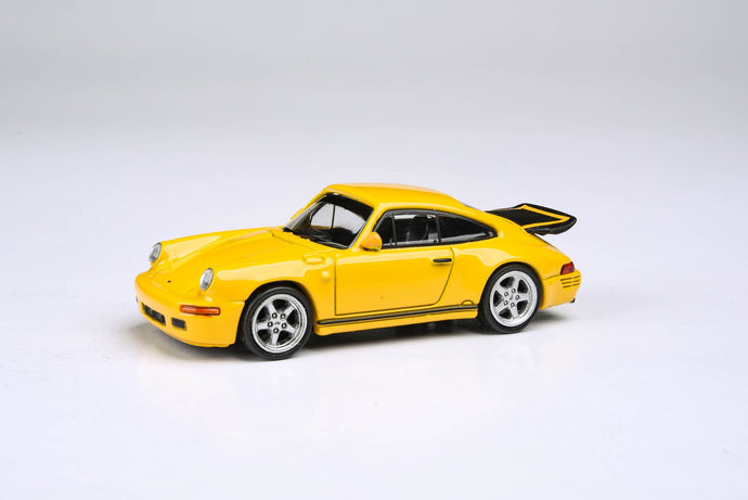 1:64 RUF CTR Yellowbird 1987 Porsche 911 Carrera Blossom Yellow