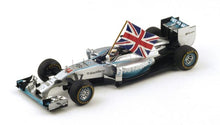 Indlæs billede til gallerivisning MERCEDES W05 L.HAMILTON 2014 N.44 WINNER ABU DHABI WORLD CHAMPION 1:18