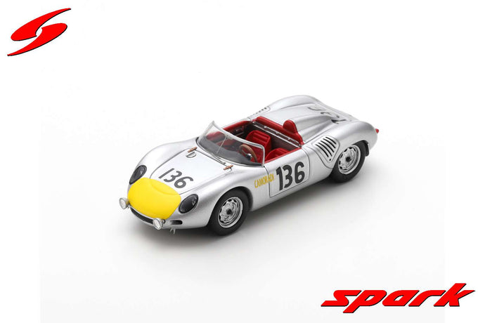 PORSCHE 718 RS61 N.136 TARGA FLORIO 1961 S.MOSS-G.HILL 1:43