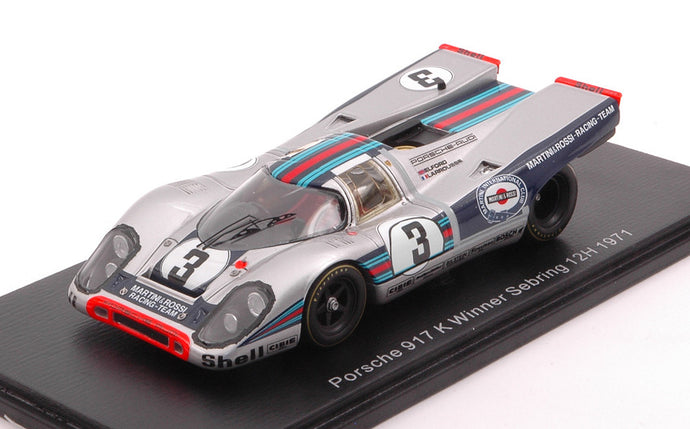 PORSCHE 917 N.3 WINNER 12 H SEBRING 1971 V.ELFORD-G.LARROUSSE 1:43 REPRO