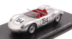 PORSCHE 718 RS 60 N.184 WINNER TARGA FLORIO 1960 JO BONNIER-H.HERRMANN