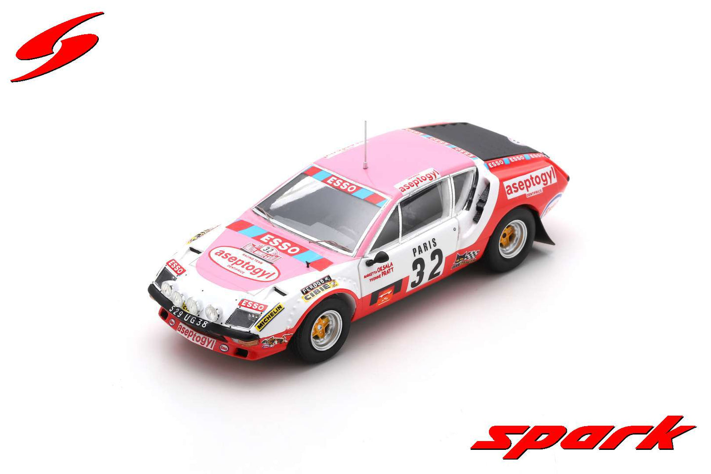 ALPINE A310 N.32 17th RALLY MONTE CARLO 1977 M.OKSALA-Y.MENTHA 1:43