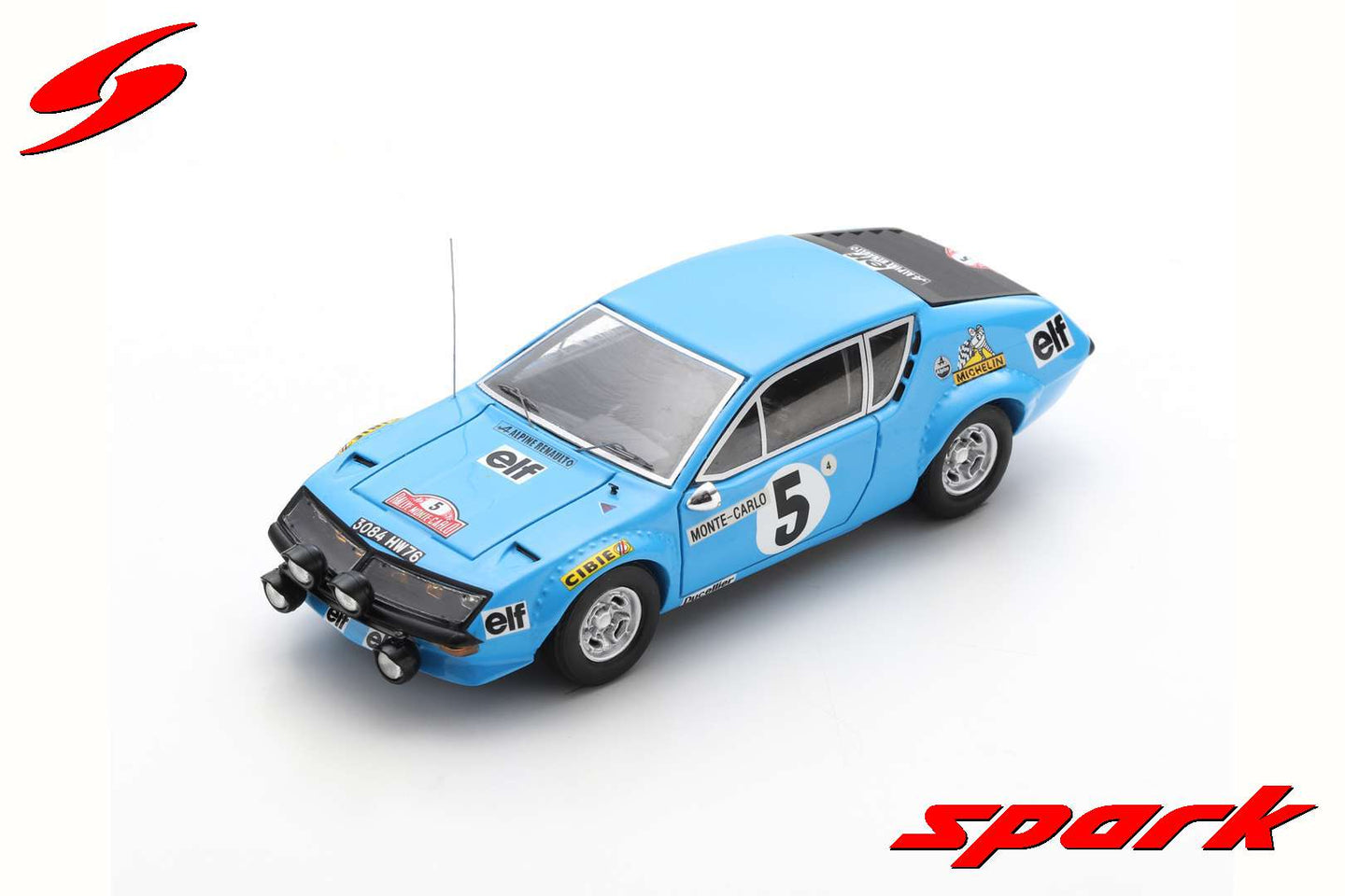 ALPINE A310 N.5 MONTE CARLO 1975 JEAN LUC THERIER-MICHEL VIAL 1:43