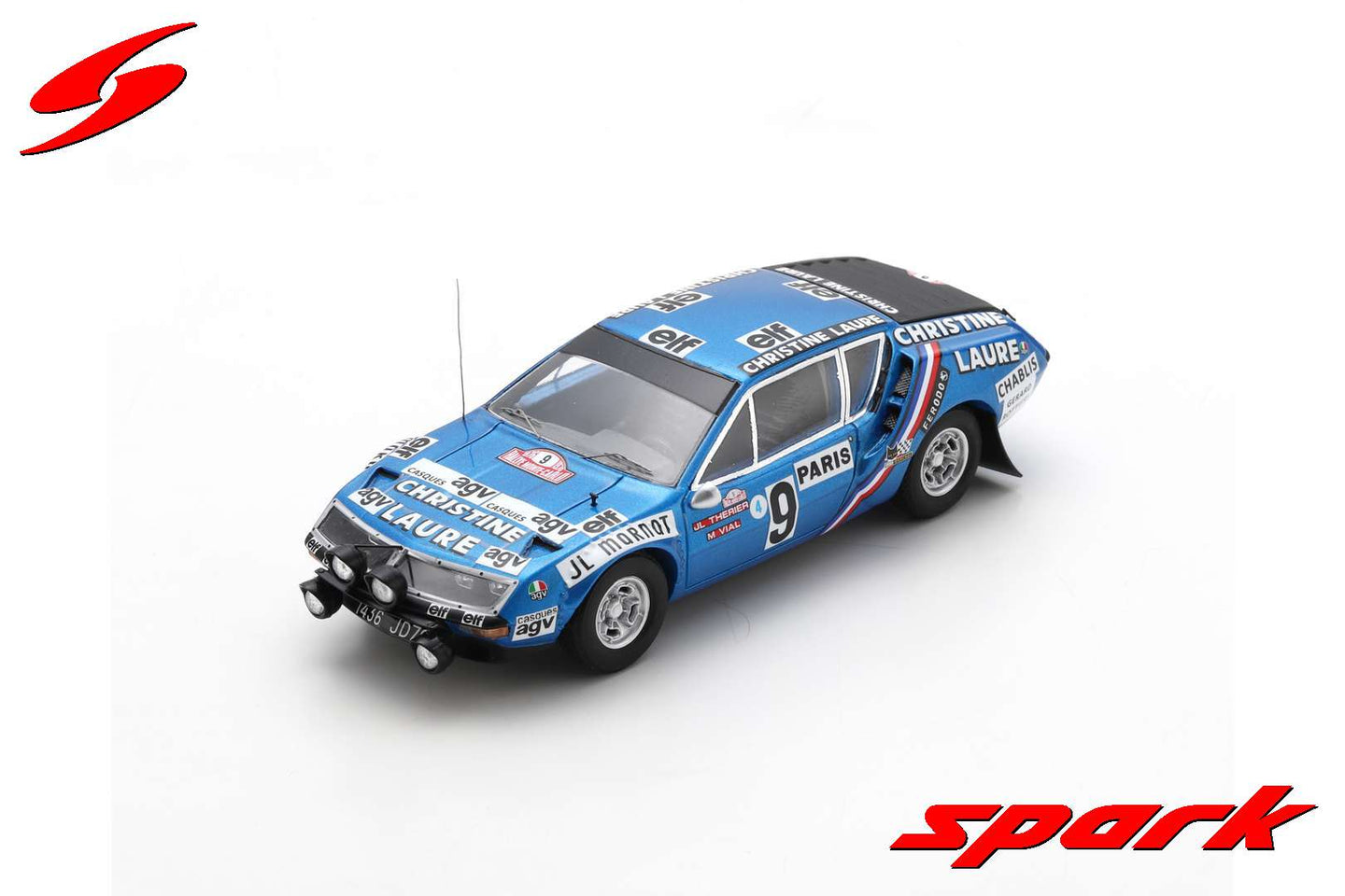 ALPINE A310 N.9 MONTE CARLO 1976 J.L.THERIER-M.VIAL 1:43