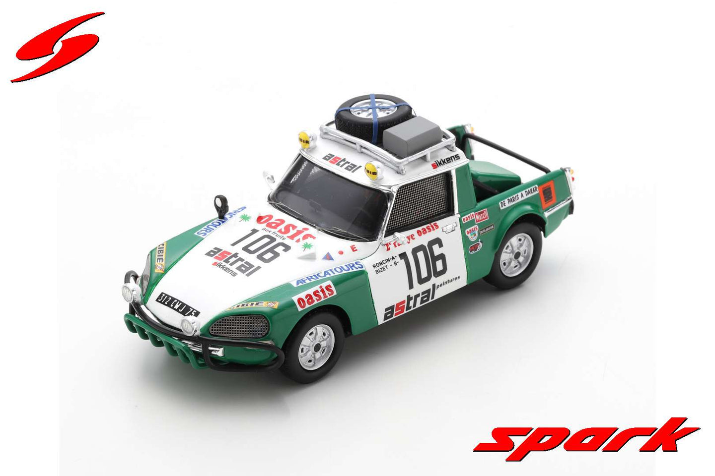 CITROEN DS N.106 RALLYE DAKAR 1980 B.RONCIN-B.BIZET 1:43