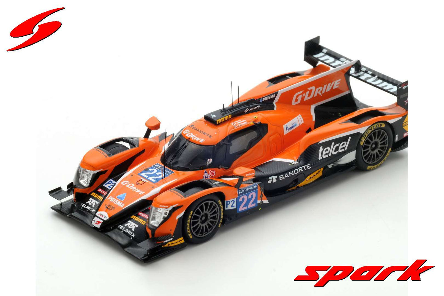 ORECA 07 GIBSON N.22 40th LM 2017 ROJAS-HIRAKAWA-GUTIERREZ 1:43