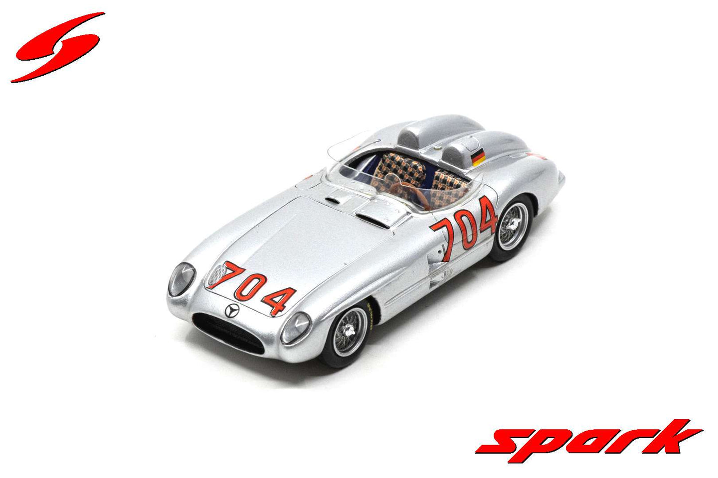MERCEDES 300 SLR N.704 MM 1955 H.HERMANN-H.EGER 1:43