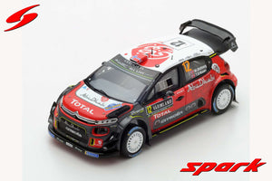 CITROEN C3 WRC N.12 6th SWEDEN RALLY 2018 M.OSTBERG-T.EIKSEN 1:43