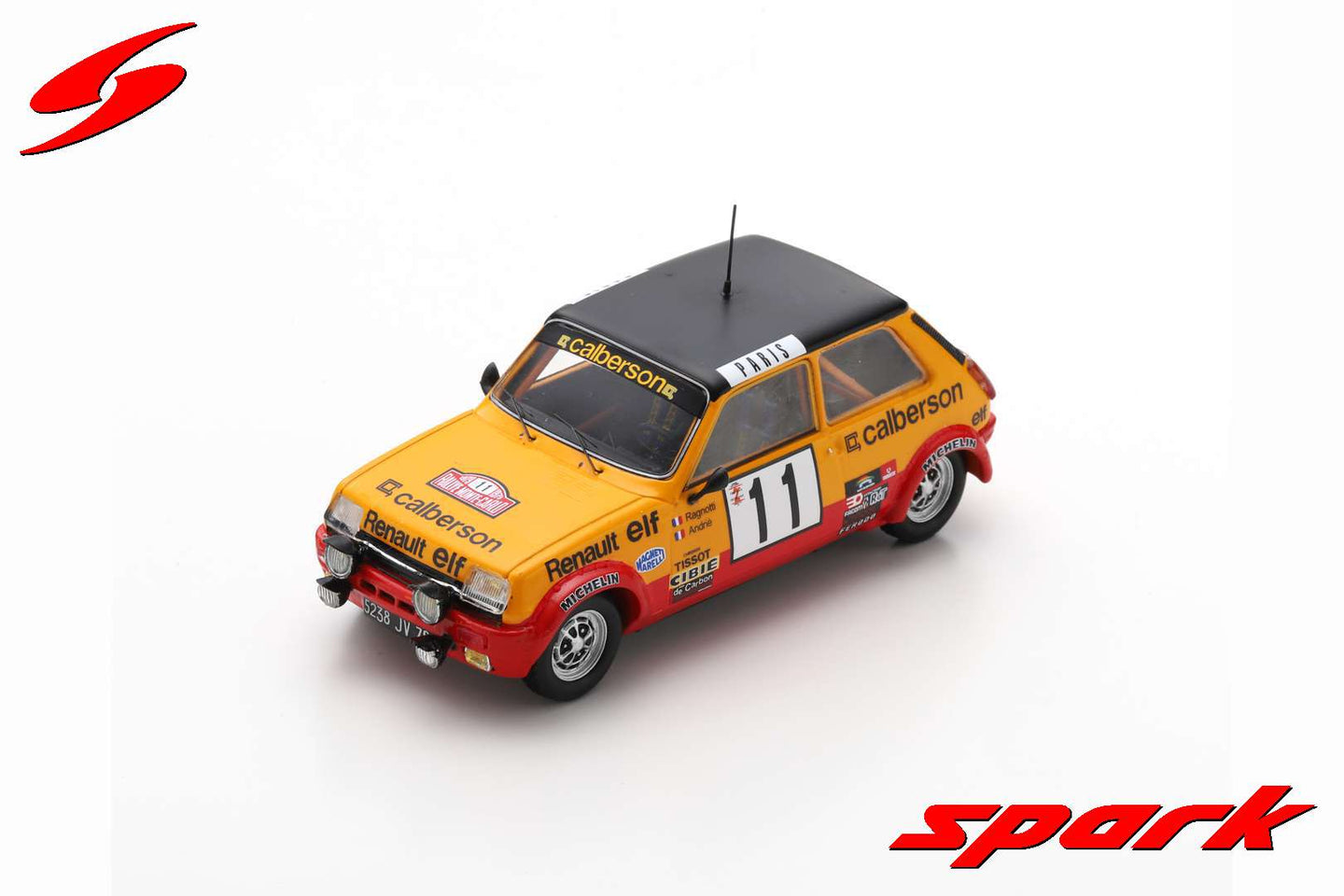 RENAULT 5 ALPINE N.11 MONTE CARLO 1979 JEAN RAGNOTTI-J.MARC ANDRIE 1:43