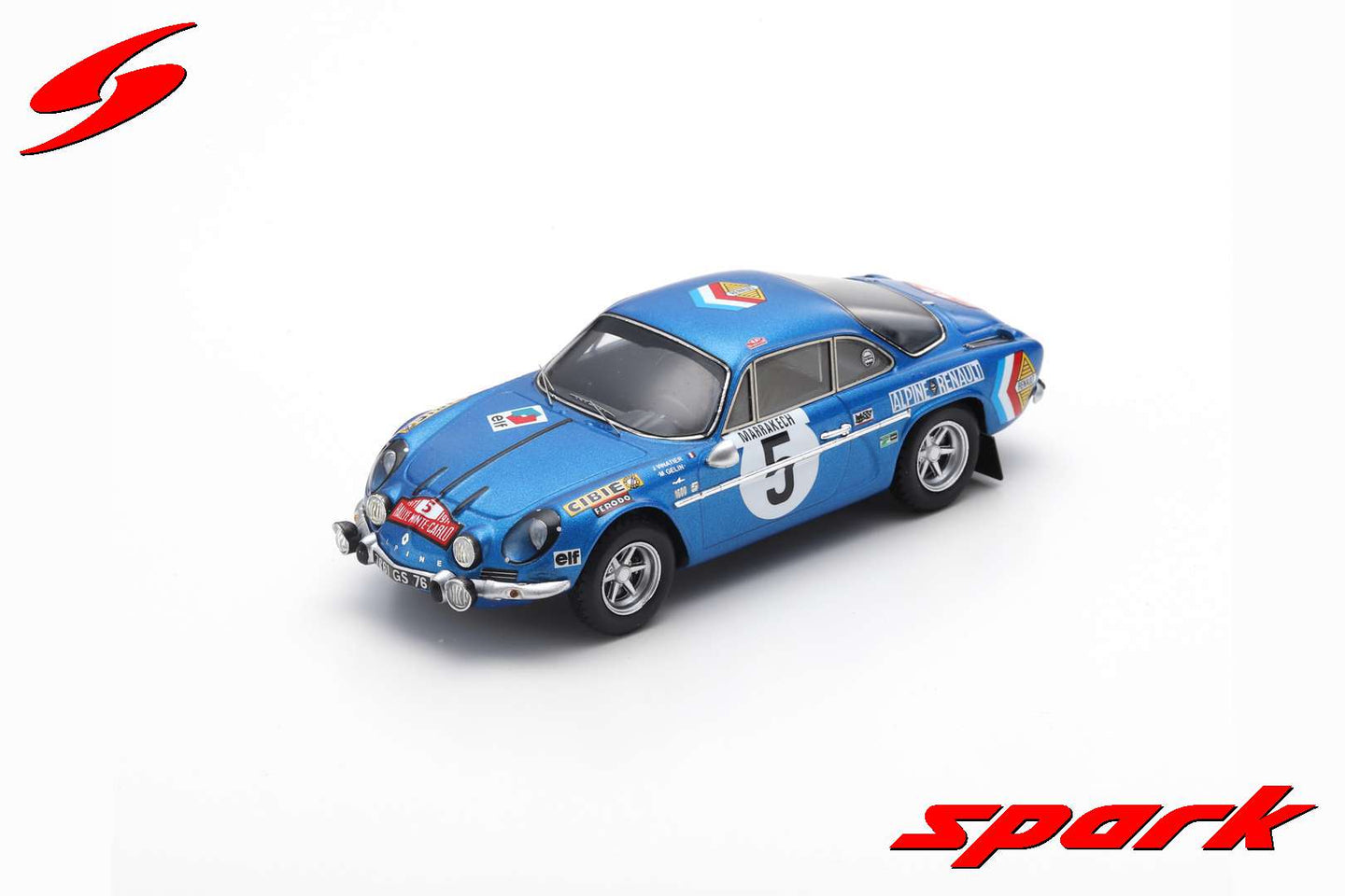 ALPINE A110 N.5 9th MONTE CARLO 1971 J.VINATIER-M.GELIN 1:43