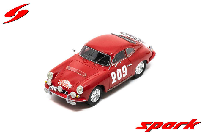 PORSCHE 356B T5 1600 N.209 RALLY MONTE CARLO 1962 R.DOOIJES-R.SLOTEMAKER