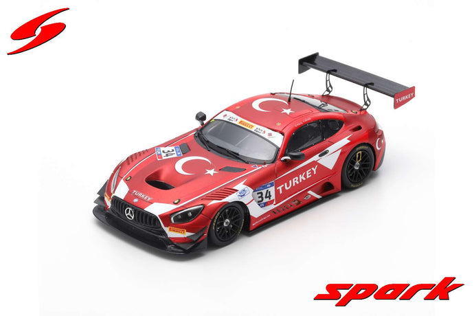 MERCEDES GT3 N.34 WINNER FIA GT BAHRAIN 2018 YOLUC-GUVEN 1:43