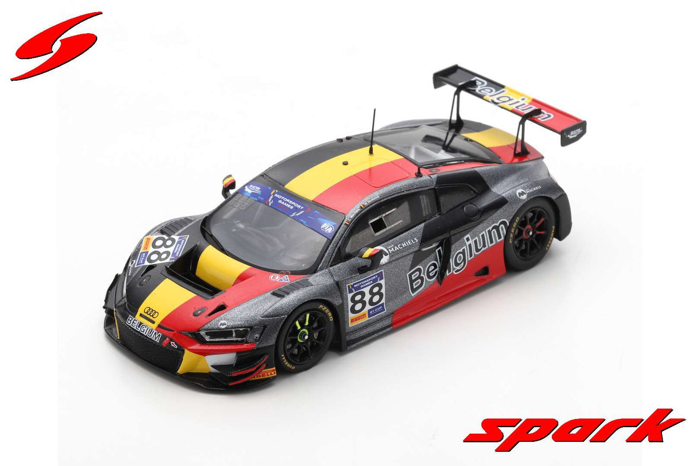 AUDI R8 LMS N.88 FIA GT VALLELUNGA 2019 L.MACHIELS-L.VERDONCK 1:43