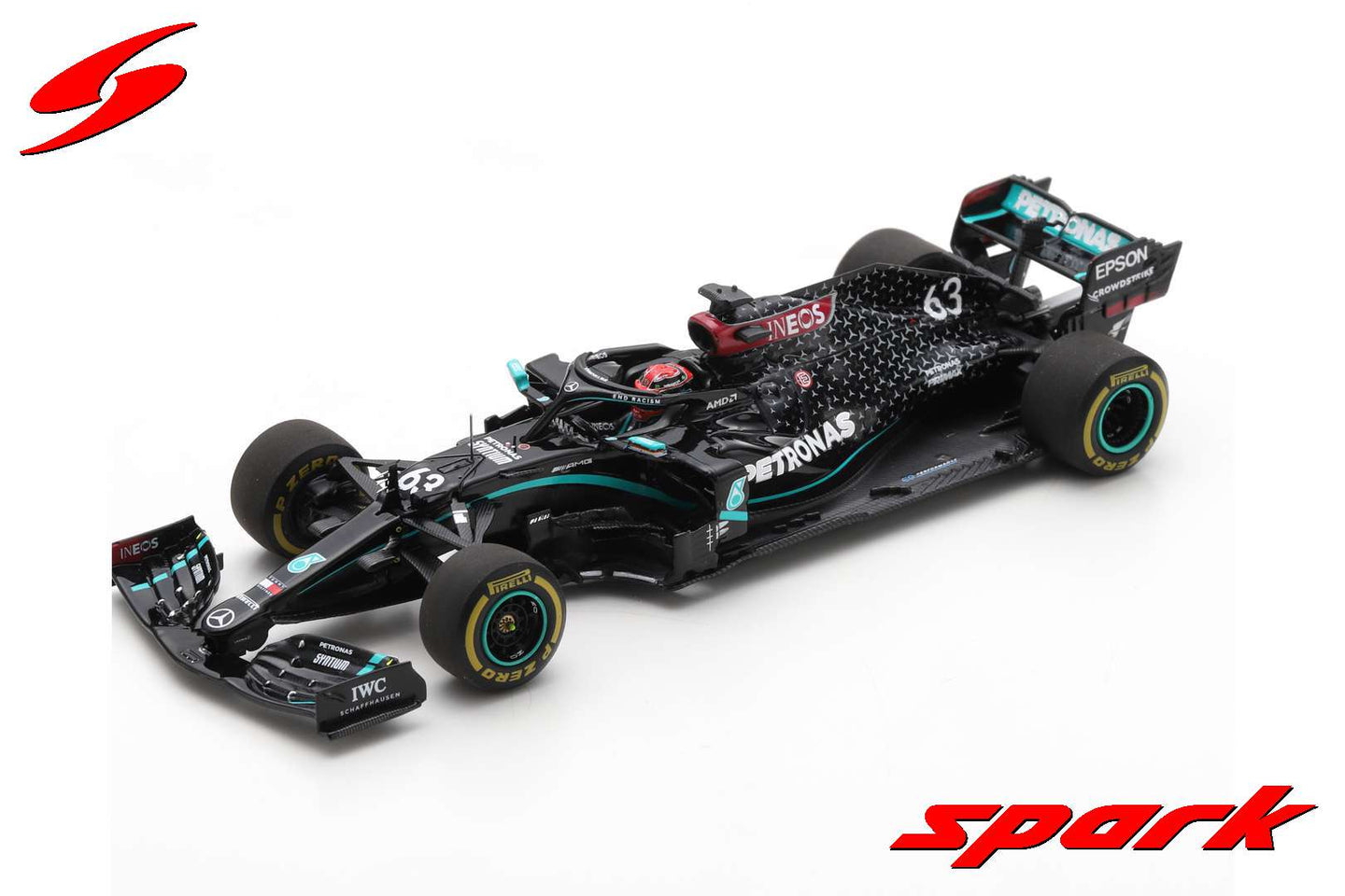 MERCEDES F1 W11 GEORGE RUSSEL 2020 N.63 9th SAKHIR GP 1:43