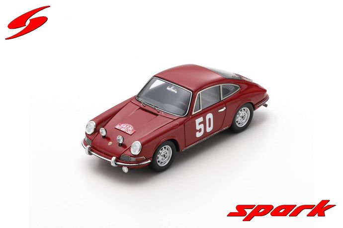 PORSCHE 911 N.50 27th MONTE CARLO 1966 H.PERRIER-P.DU PASQUIER 1:43