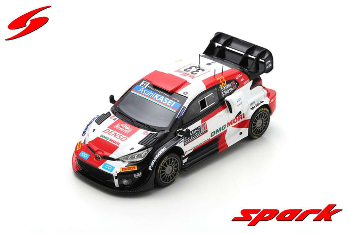 TOYOTA YARIS N.33 MONTE CARLO 2022 E.EVANS-S.MARTIN 1:43