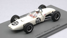 Indlæs billede til gallerivisning LOTUS 21 JIM HALL 1962 N.25 MEXICAN GP 1:43