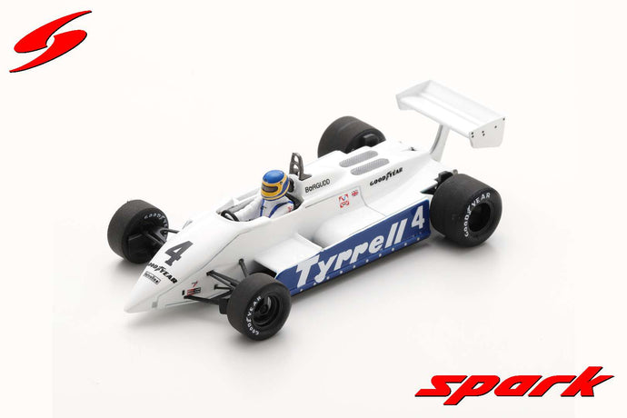 TYRRELL 011 SLIM BORGUDD 1982 N.4 SOUTH AFRICAN GP 1:43