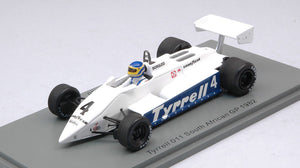 TYRRELL 011 SLIM BORGUDD 1982 N.4 SOUTH AFRICAN GP 1:43