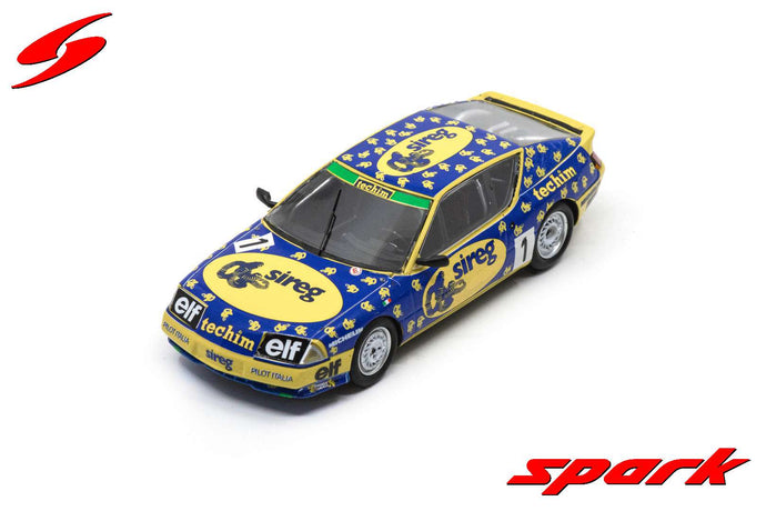 ALPINE V6 TURBO N.1 CHAMPION RENAULT ELF EUROPA CUP 1988 MASSIMO SIGALA