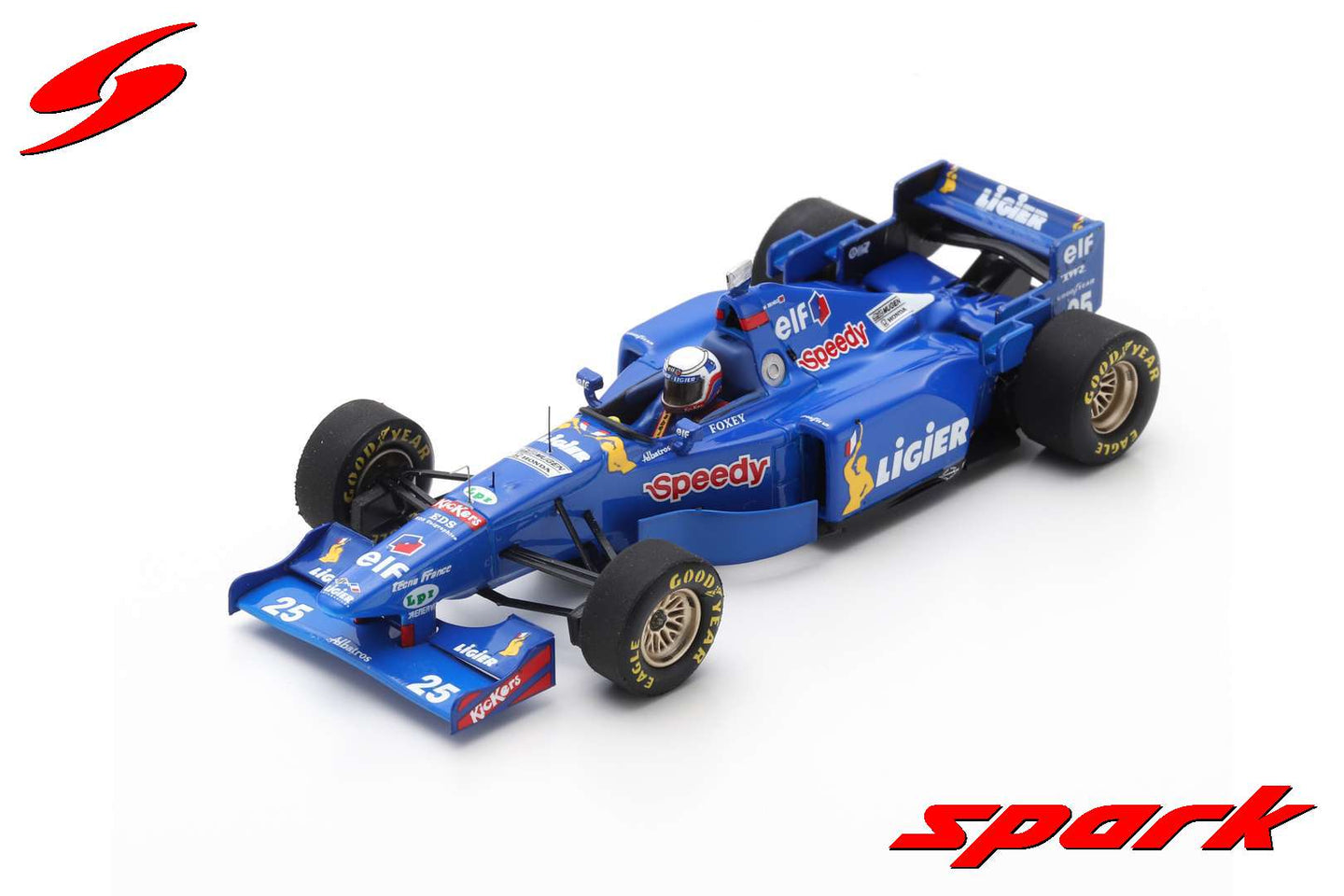 LIGIER JS41 MARTIN BRUNDLE 1995 N.25 4th FRENCH GP 1:43