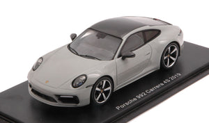 PORSCHE 992 CARRERA 4 S 2019 GREY 1:43