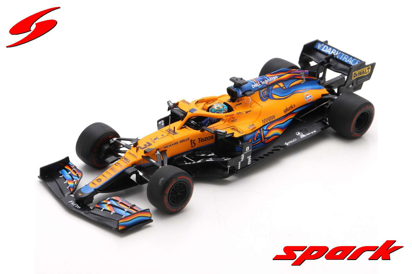 MC LAREN MCL35M DANIEL RICCIARDO 2021 N.3 ABU DHABI GP 1:43