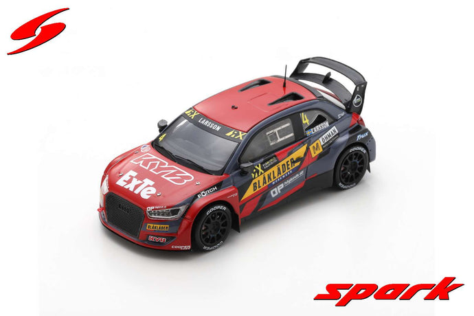 AUDI S1 WRX N.4 3rd RACE 6 LATVIA 2020 ROBIN LARSSON 1:43