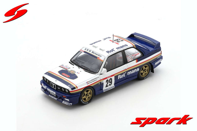 BMW E30 N.29 7th TOUR DE CORSE 1991 P.BERNARDINI-P.DRAN-PADOVANI 1:43