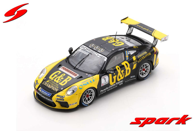 PORSCHE 911 GT3 N.1 CARRERA CUP CHAMPION 2020 LUKAS SUNDAHL 1:43