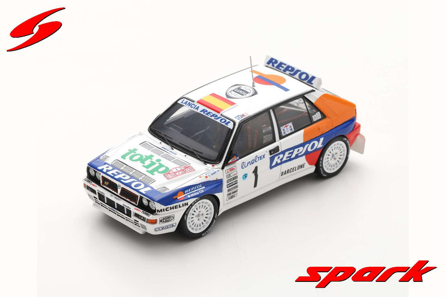 LANCIA DELTA HF INTEGRALE EVO N.1 MONTE CARLO 1993 C.SAINZ-L.MOYA 1:43