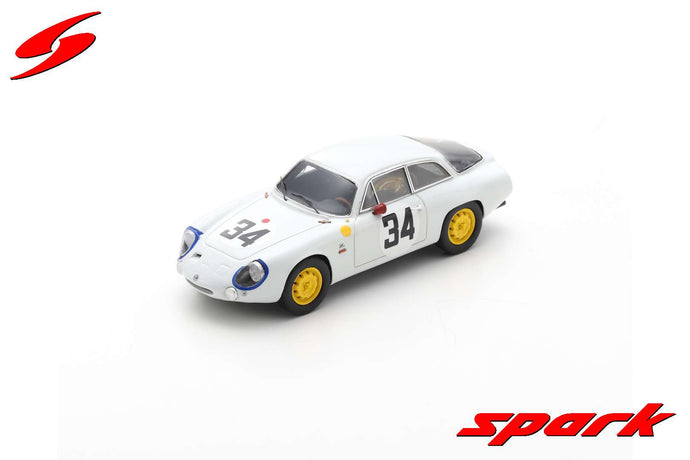 ALFA ROMEO GIULIETTA SPORT ZAGATO N.34 LM 1963 G.SALA-R.ROSSI 1:43