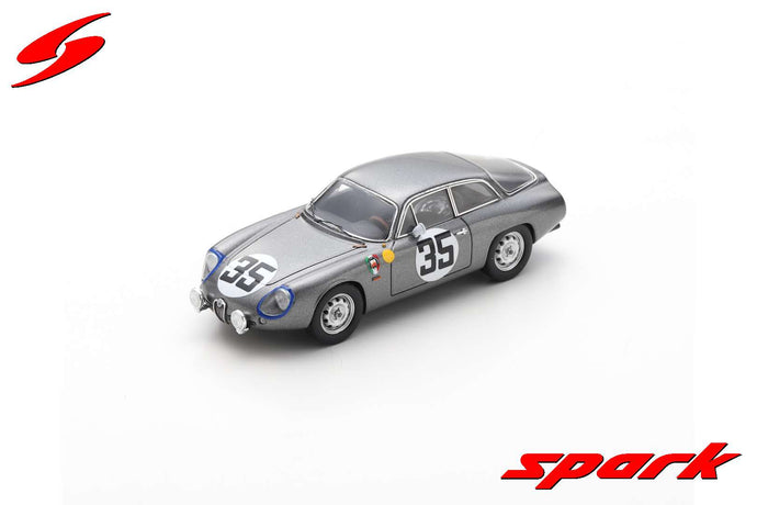 ALFA ROMEO GIULIETTA SPORT ZAGATO N.35 LM 1963 G.BISCALDI-